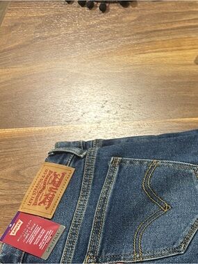Levi's girl’s Straight-Leg Jeans in Indigo Blue